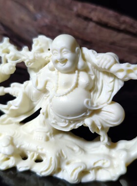 金匠大作拉布袋弥勒佛金玉满堂笑佛摆件居家风水布袋和尚佛像车载