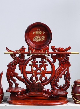 金匠大作红木子孙桶结婚庆用女方新娘陪嫁用品三件套结婚马桶装饰