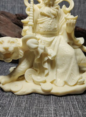 金匠大作赵公明武财神像摆件骑虎五路财神家居供奉客厅工艺装饰品