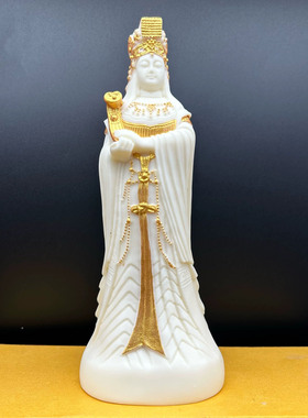 金匠大作后妈祖雕像湄洲岛海上圣母林默娘佛像摆件供奉平安工艺品