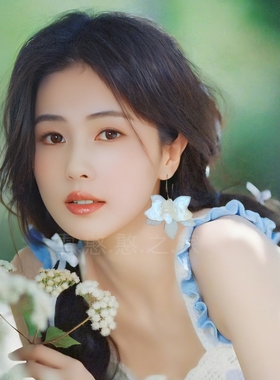 白鹿同款耳环白色花朵个性旅游耳饰耳圈耳夹2024春夏新款女潮流
