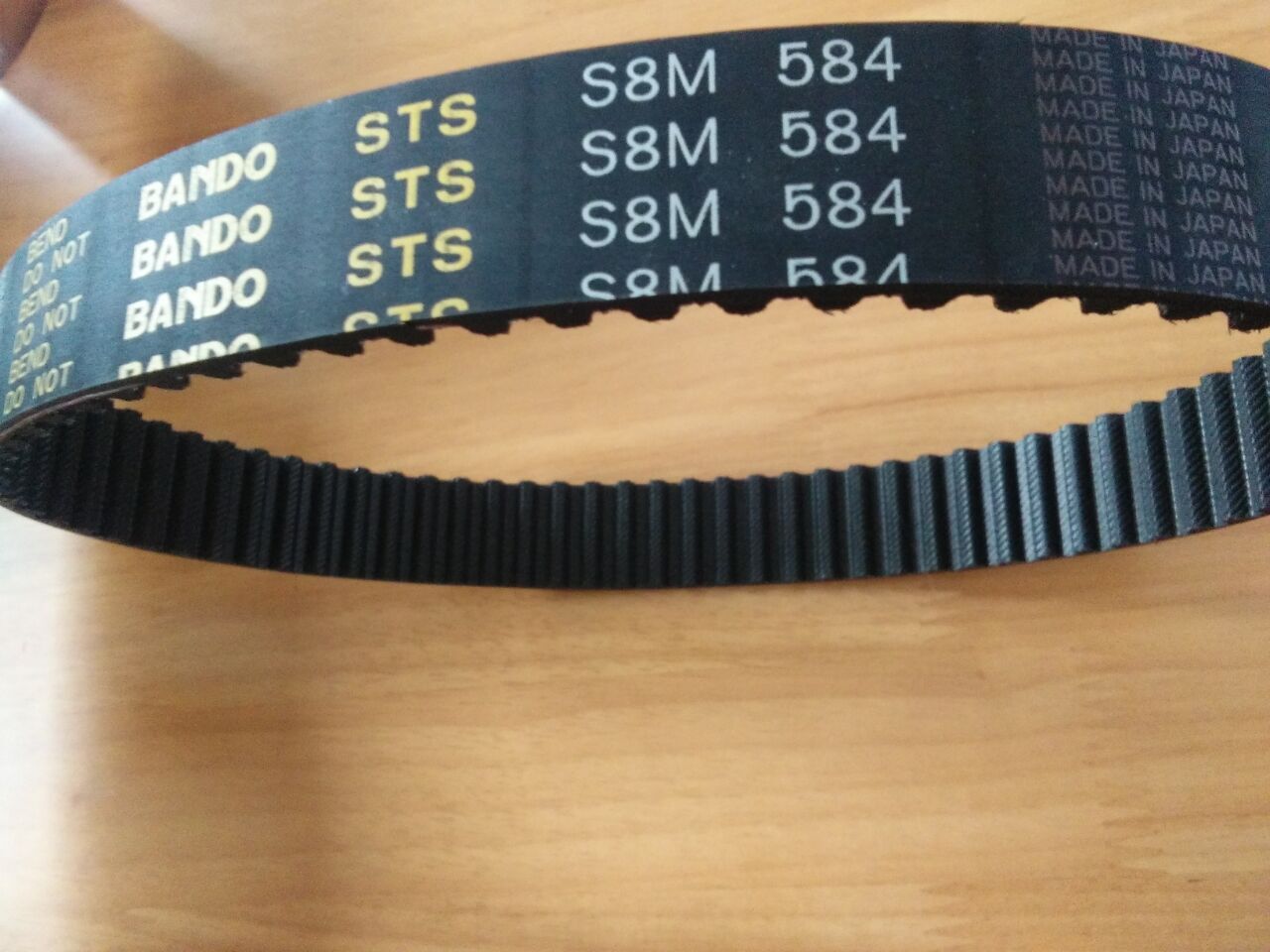 黑色橡胶同步带S8M1800 S8M1816 S8M1832 - 图1