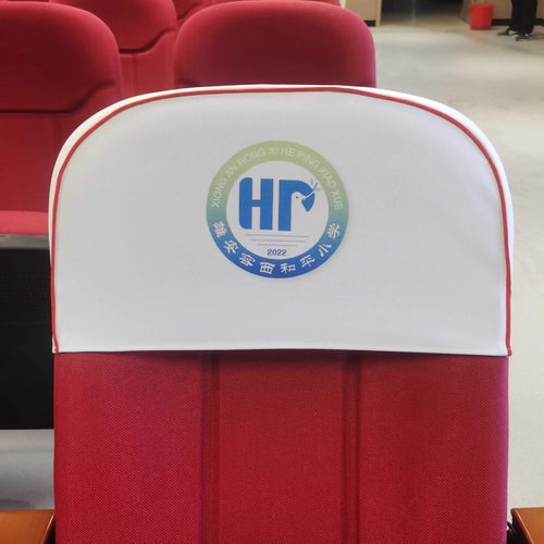 定制礼堂座椅套报告厅演播厅会议室全包套电影院座套靠背套椅背套 - 图2