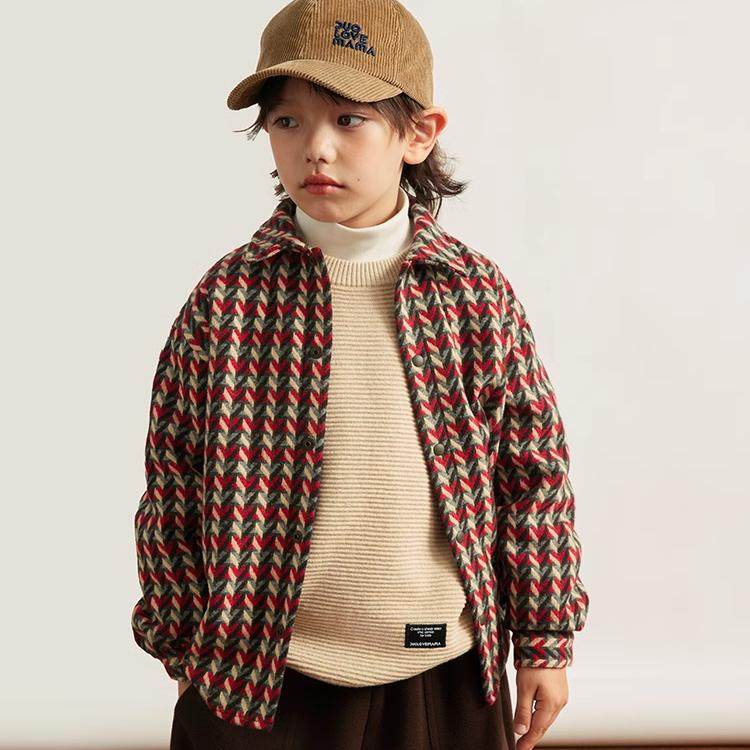 男女童格子衬衣2025春秋款加厚儿童中大童翻领秋装衬衫外套上衣潮,淘宝优惠券,粉丝福利购,淘宝优惠卷