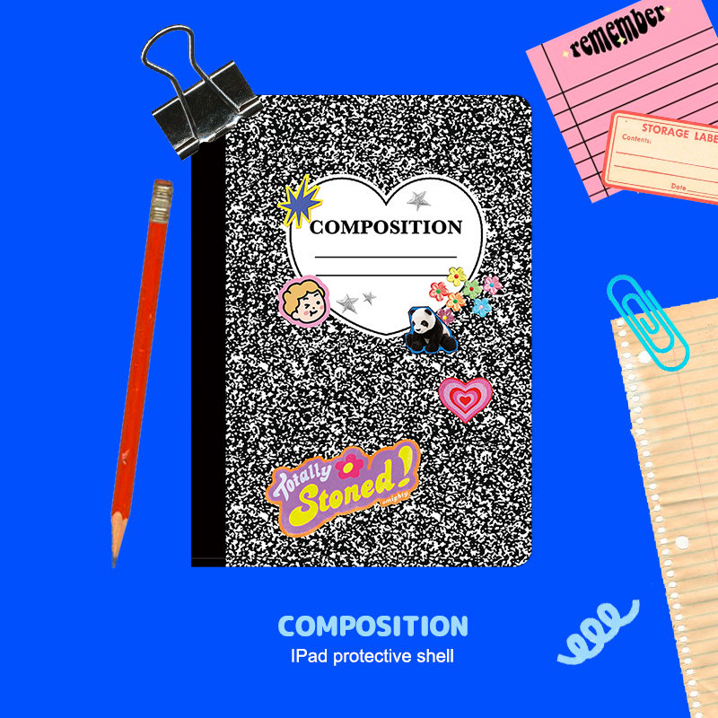 电影作业本美式iPad保护壳磁扣亚克力笔槽10.2Pro11寸129复古美剧air67mini7pro24ipad11/13寸2025款,淘宝优惠券,粉丝福利购,淘宝优惠卷