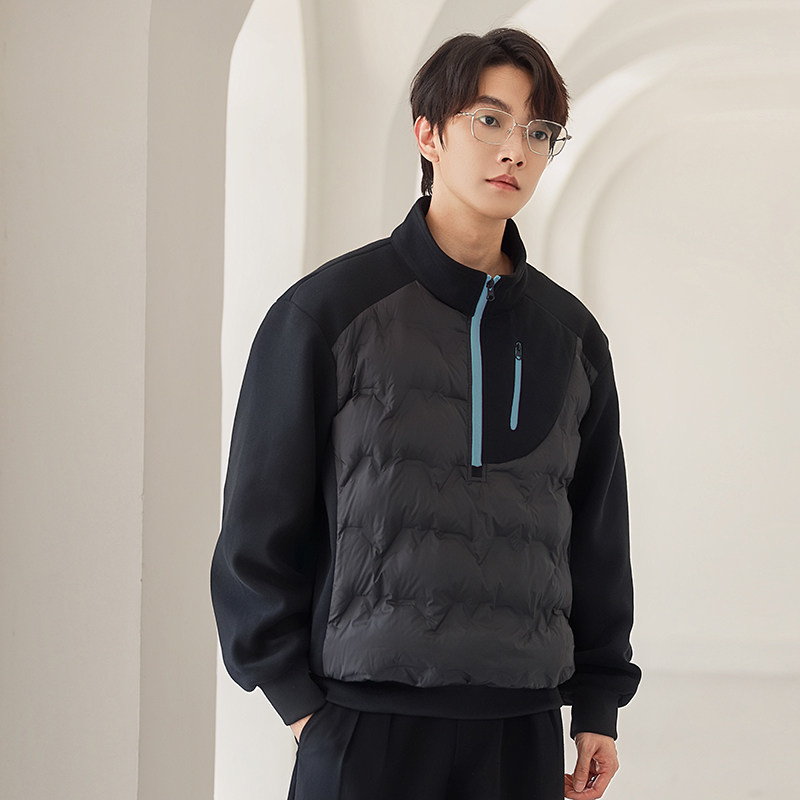 撤标撤柜(N)2025年冬季男士新款休闲简约时尚保暖轻薄羽绒外套,淘宝优惠券,粉丝福利购,淘宝优惠卷