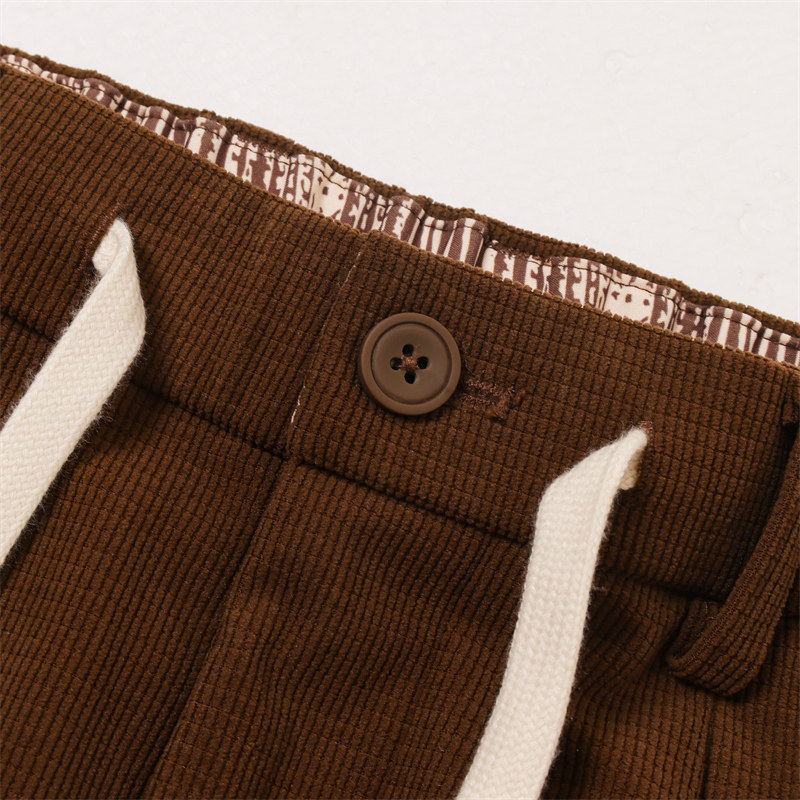 【H家】撤标撤柜！2025春秋休闲灯芯绒华夫格松紧腰带抽绳休闲裤,淘宝优惠券,粉丝福利购,淘宝优惠卷