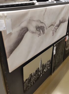 宜家正品装饰画图片140x56厘米约纳斯塔北欧式不含镜框卷起来发货