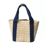 Портативная соломенная летняя брендовая пляжная сумка, 2022, в корейском стиле, Южная Корея