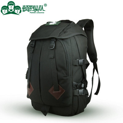 顿巴纵队双肩旅行背包情侣户外登山包耐磨防水防刮电脑包45L休闲 - 图0