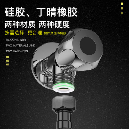 4分热水器硅胶平垫片胶垫水管皮垫水表密封垫片1寸/6分橡胶皮垫圈 - 图2