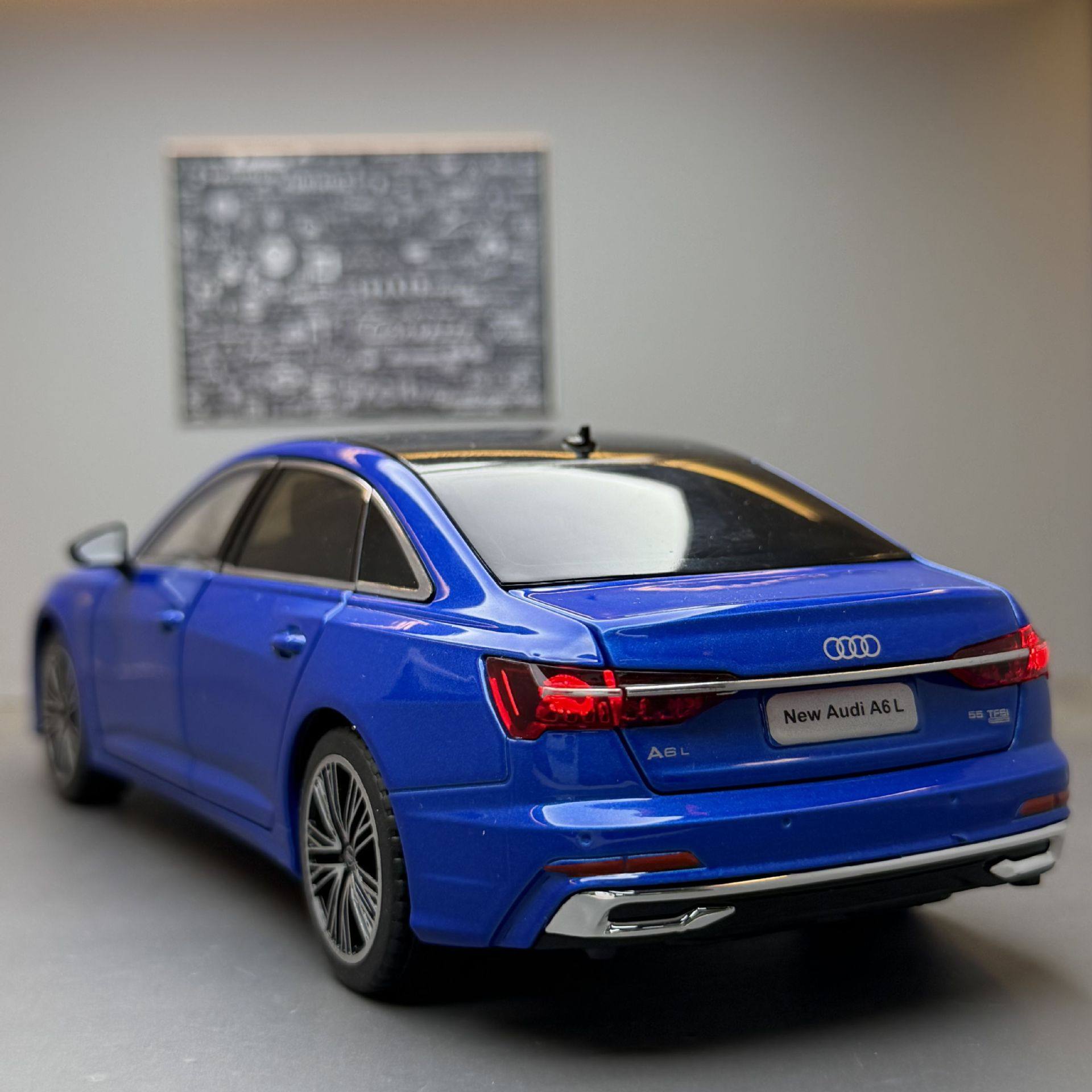 合金1比24奥迪A6L汽车声光儿童玩具车模型摆件火车/摩托/汽车模型,淘宝优惠券,粉丝福利购,淘宝优惠卷