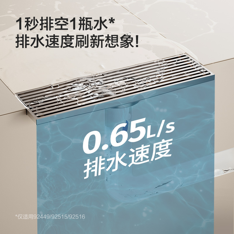 九牧卫浴奶油风防臭地漏卫生间通用洗衣机地漏精铜拉丝防虫防返水-图2