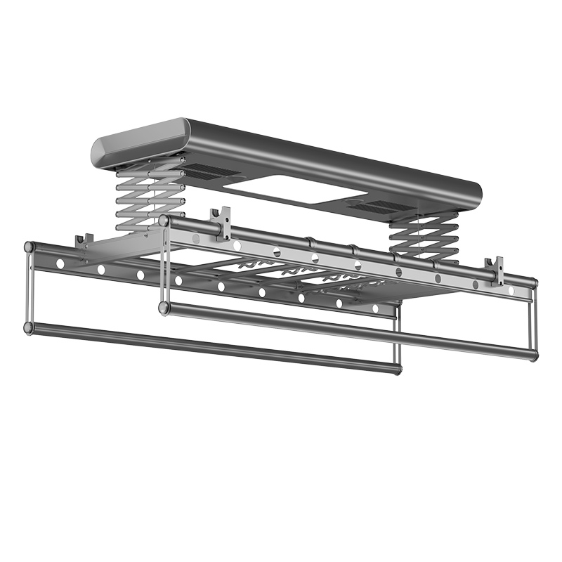 九牧电动晾衣架遥控升降阳台智能语音烘干晒衣家用凉自动晾衣杆机-图3