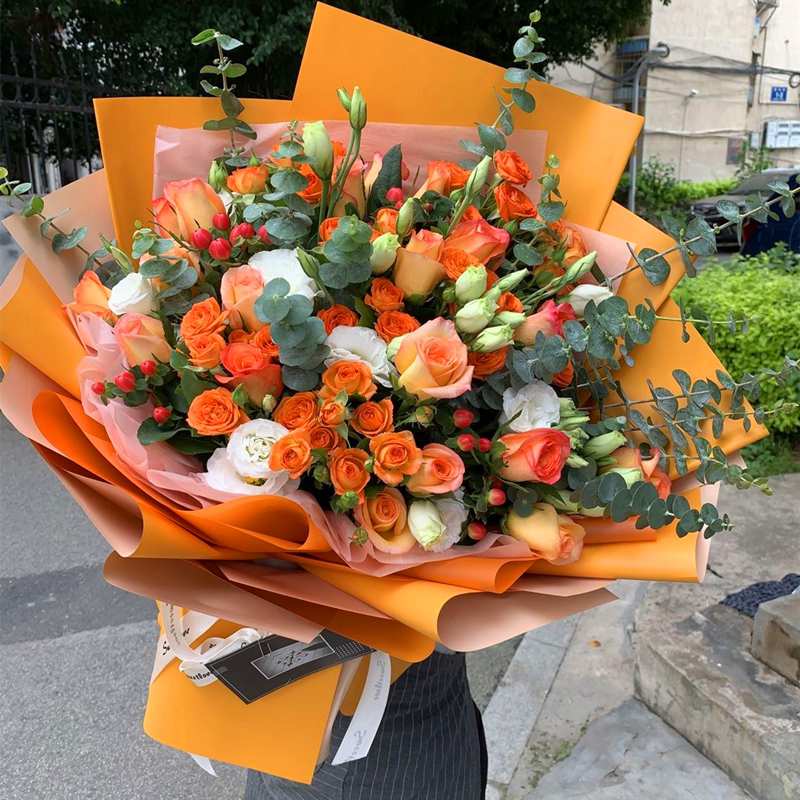 厦门鲜花同城速递闺蜜生日祝福表达爱意韩式花束节日鲜花送花上门