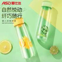 Love Shida With Hand Cup Portable Plastic Cup Summer Schoolgirl Tritan Water Cup Outdoor Sports Cup Large Capacity Mug