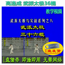 High-connected Warmed Taijiquan and Real Warring Series: 36-style Tai Chi sticks U disc video Wus 3-sixteen style