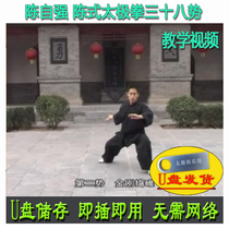 Chen Ziqiang Chen style taijiquan 38 style cover road U disc video UK-China bilingual Chens 3-8 explanation of teaching
