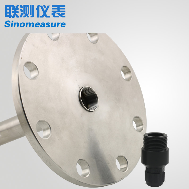 联测 PH电极法兰盘 酸碱度PH探头传感器罐体配套不锈钢护套法兰盘