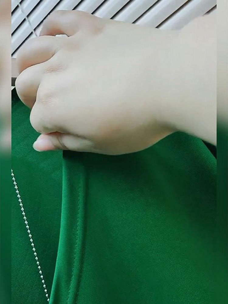 夏季简约休闲风纯色V领长款胖妹妹300斤特大码短袖连衣裙女装ins,淘宝优惠券,粉丝福利购,淘宝优惠卷