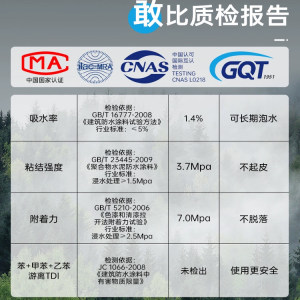 德高聚脲免砸砖透明防水胶卫生间防水渗透剂防水涂料防漏补漏厨卫