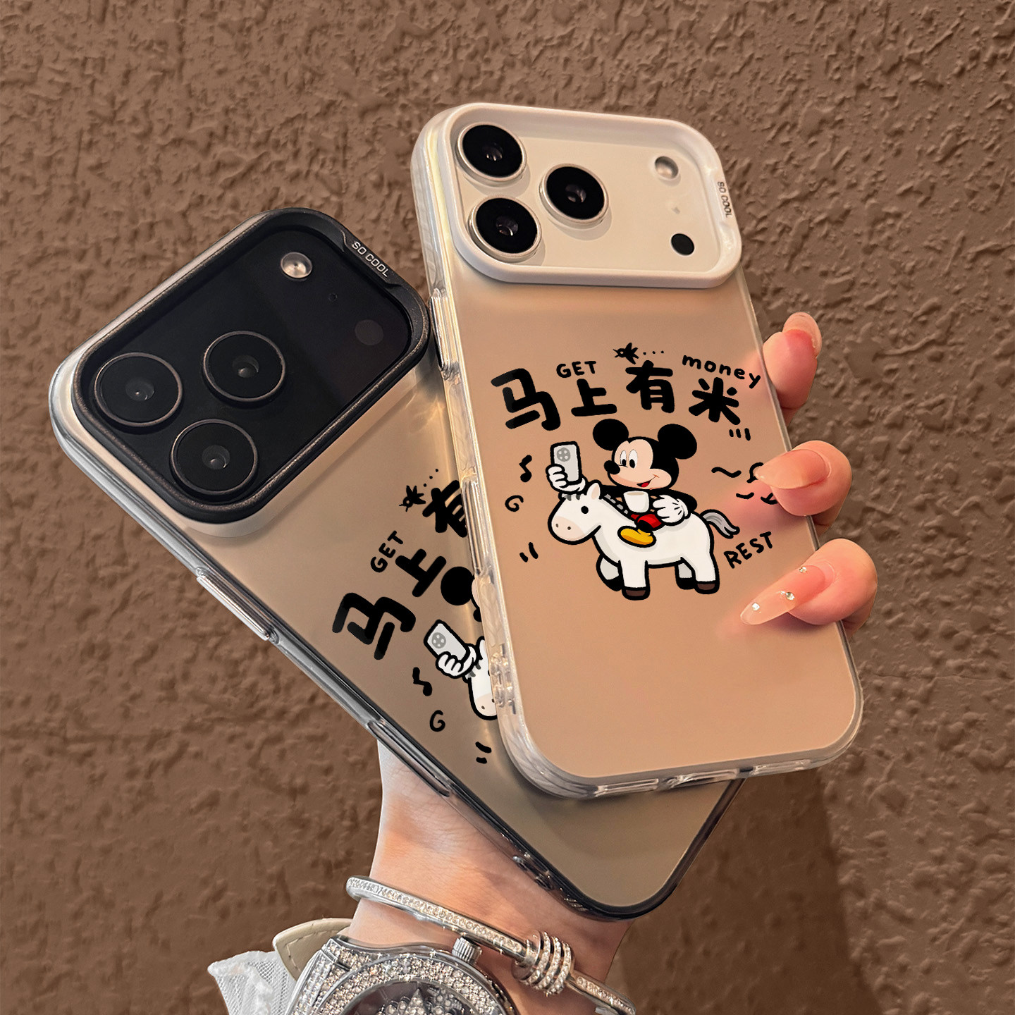 可爱米奇老鼠适用iPhone17手机壳苹果17promax彩银磨砂壳17pro硬壳苹果air保护套ip17男女pro卡通17,淘宝优惠券,粉丝福利购,淘宝优惠卷