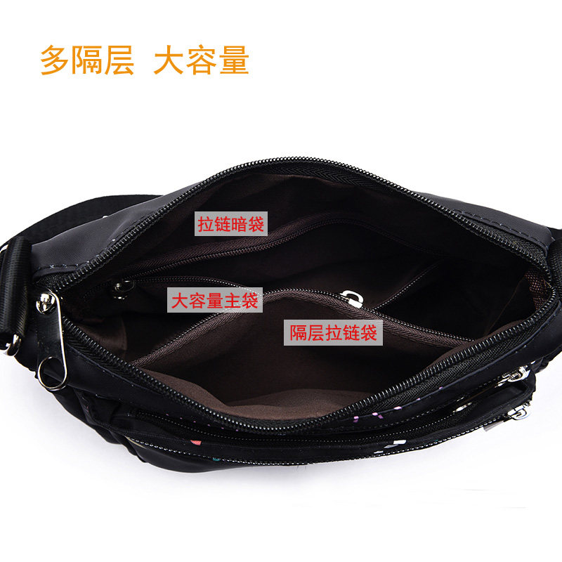 2020新款中老年妈妈包牛津布单肩包 blingring女士包袋