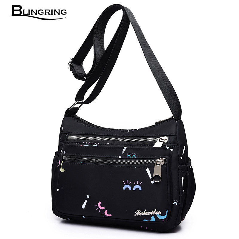 2020新款中老年妈妈包牛津布单肩包 blingring女士包袋