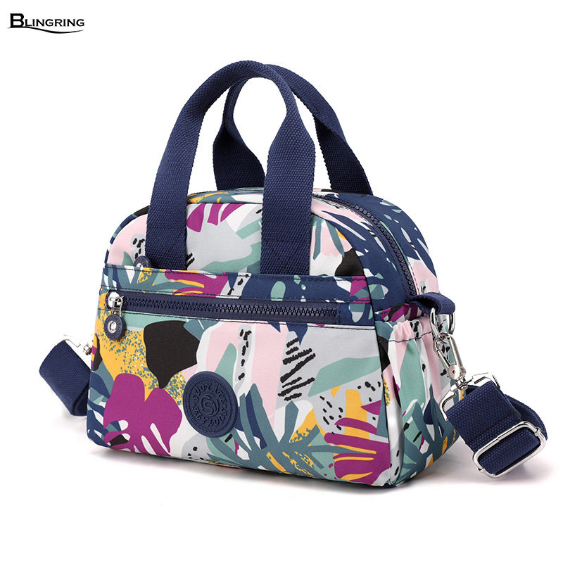 2021新款秋季尼龙牛津布帆布单肩包 blingring女士包袋