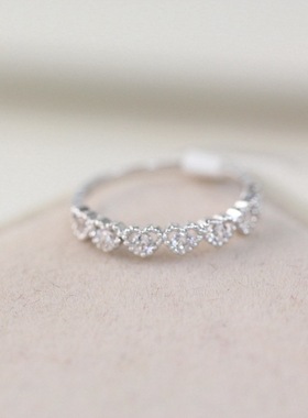 饰品时尚风小桃心韩版指环