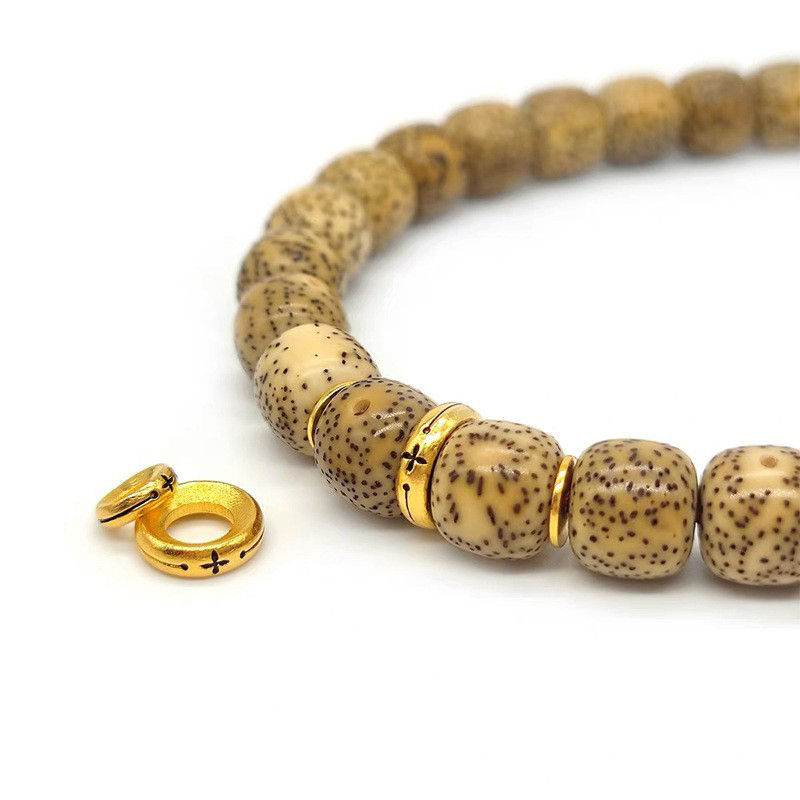 24K黄金色卡环卡圈隔片垫片文玩手串隔珠星月猴头金刚佛珠diy配饰,淘宝优惠券,粉丝福利购,淘宝优惠卷