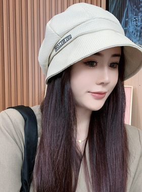 春夏大头围显脸小女款堆堆盆帽