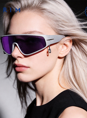 网红ins风派丽蒙2026新款发箍墨镜女款潮运动防紫外线太阳镜男