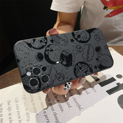浮雕油光哆啦A梦卡通叮当猫小米红米9/9a/note10/note9手机壳10x女款k50pro硅胶K40/K30防摔K20新款note8情侣 - 图1