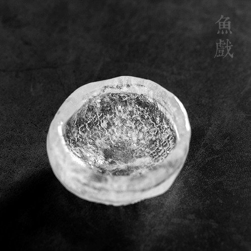 Рыба играет в чистую руку -Фрозен ожога глазированная чашка дома кунг -фу чайная чашка Мастер чашка одиночная чашка