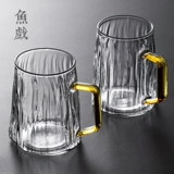 Японская прозрачная стеклянная чайная чашка для домашнего использования, чай подходит для мужчин и женщин