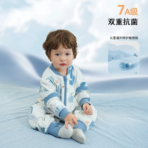 Двухэтажный хлопковый зимний универсальный спальный мешок на четыре сезона