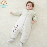 Универсальный хлопковый тонкий спальный мешок на четыре сезона для новорожденных, увеличенная толщина