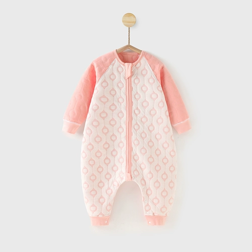 Детский спальный мешок Весна и осенний хлопок в летнем воздушном комнате в комнате Four Seasons Универсальный детский теплый трехсторонний воздушный хлопок.