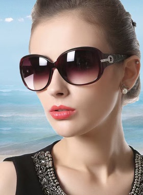 墨镜女款2025新款防紫外线眼镜高级感显瘦时尚妈妈防晒偏光太阳镜