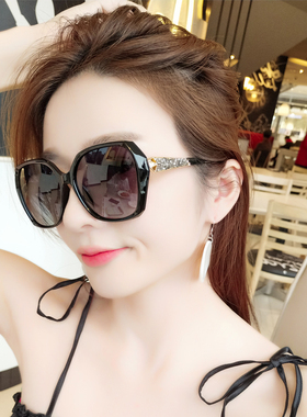 太阳眼镜女2025新款墨镜高级感开车专用防紫外线偏光圆脸大脸显瘦