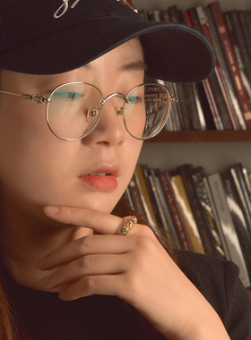 儒匪窝巴洛克风格925水晶戒指