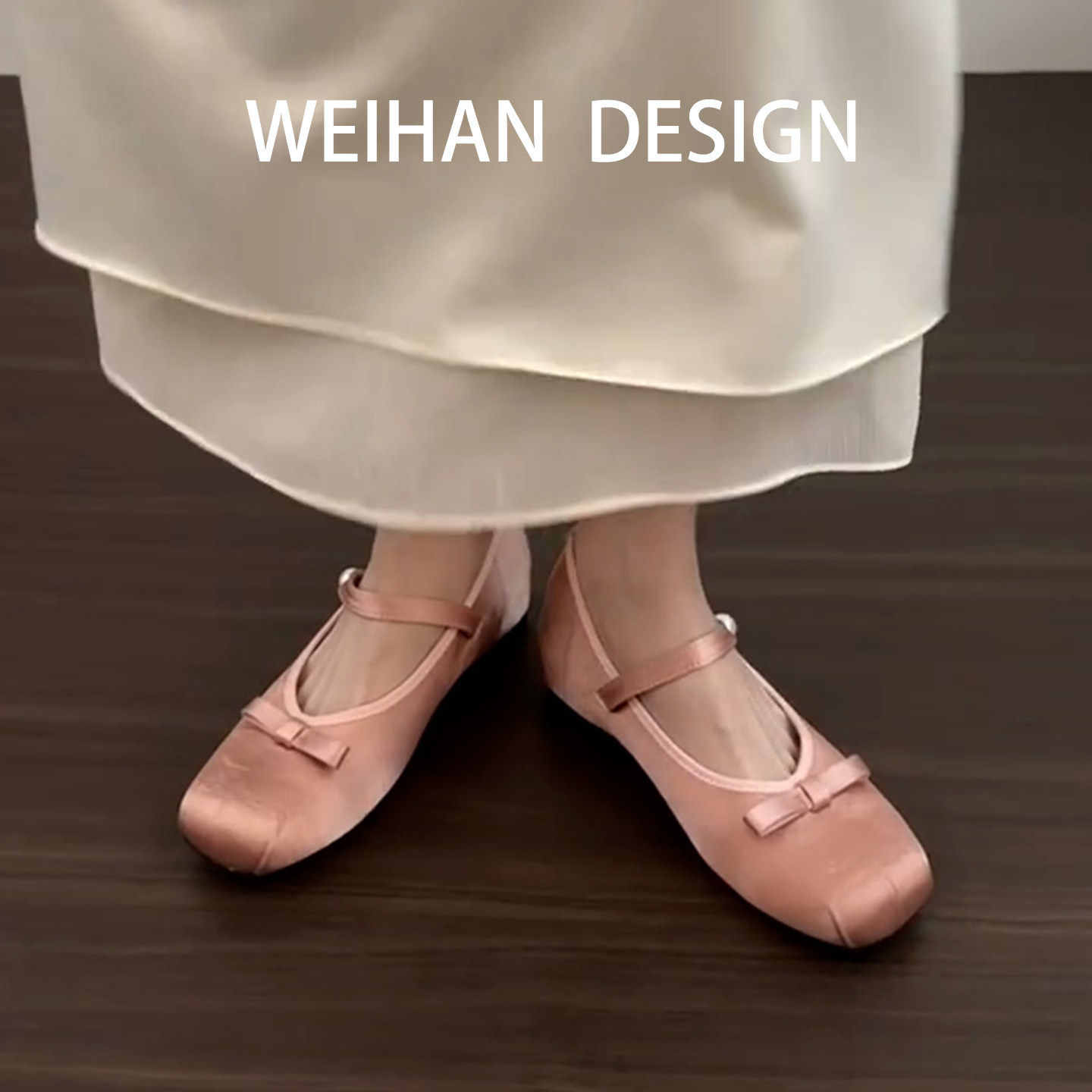 羊皮版！法式蝴蝶结一字带单鞋女玛丽珍鞋温柔粉色配裙芭蕾舞单鞋,淘宝优惠券,粉丝福利购,淘宝优惠卷