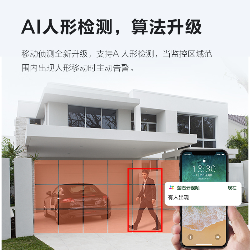 萤石H8c室外云台网络摄像头360全景无线智能家用手机远程夜视监控 - 图2