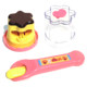 Milu Pudding Jelly Strawberry Pudding Set Toy Food Feeding Children's Play Toy Selection