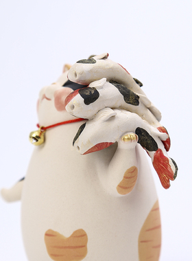 乔迁原创猫咪桌面居家小摆件礼物