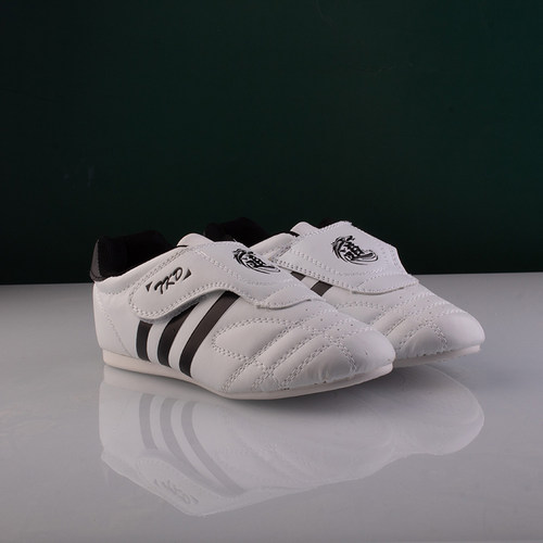 跆拳道鞋男女儿童款成人软底防滑牛筋耐磨无数训练鞋子透气初学者 - 图2