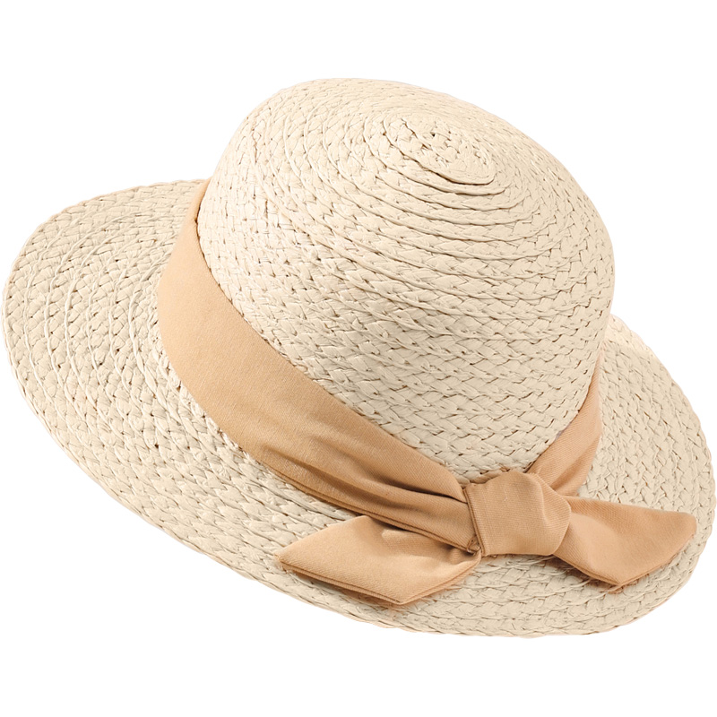 儿童草帽女童防晒帽遮阳帽夏季户外出游平顶沙滩帽女宝宝太阳帽子