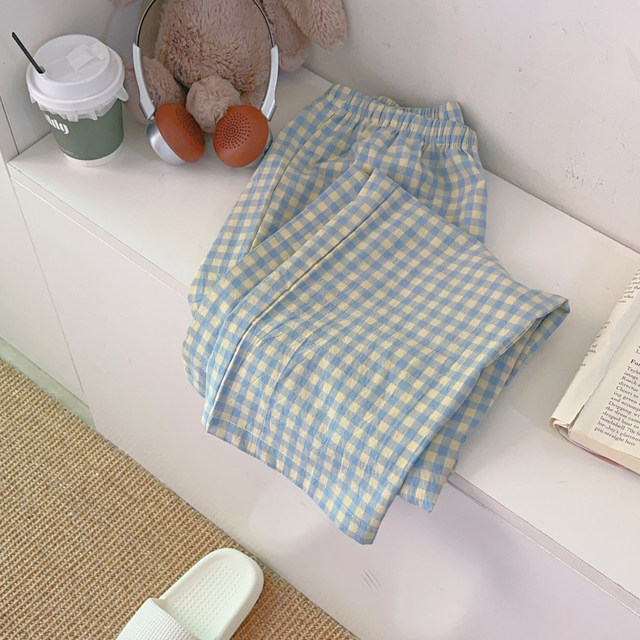 Have a pocket! Full-cotton pajamas for outside wear