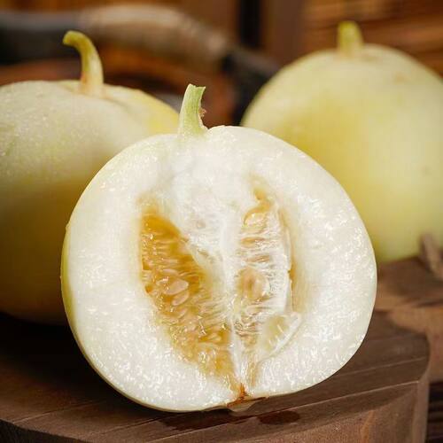 山东头茬早甜脆甜瓜星甜小蜜蜂甜瓜蜜罐香瓜新鲜脆瓜水果整箱包邮 - 图0